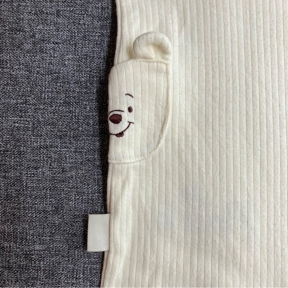 Vtg Disney Sincerely Pooh Baby One Piece Romper Yellow 3-6 M - Picture 6 of 12